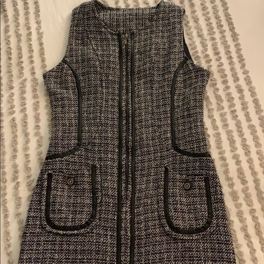 Vintage tweed dress Chanel hardware